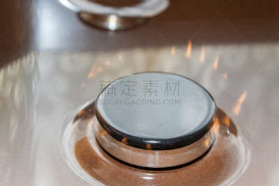 橙色,蓝色,火,手提炉,自然,热,金属,图像,多色的,天然气