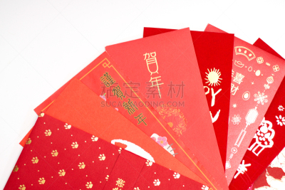春节,白色背景,新年前夕,红包,性格,小包,新约,商务,黄金,美元符号