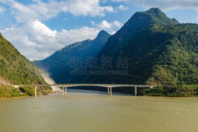 河流,桥,在上面,越南,国内著名景点,环境,云,池塘,湖,背景