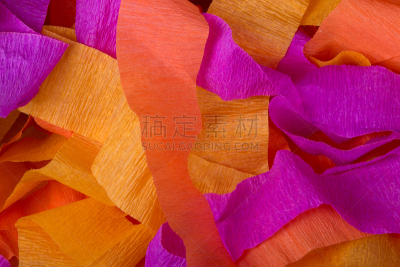 皱纹纸,色彩鲜艳,机会,横幅,水平画幅,橙色,无人,法式食品,图像,特写