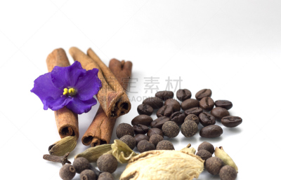 咖啡,平衡折角灯,白色背景,分离着色,烤咖啡豆,褐色,上下跳动,早餐,咖啡馆,水平画幅