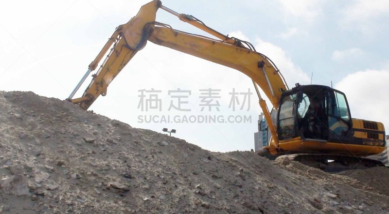 天空,推土机,风景,建筑施工机器,白昼,建筑业,设备用品,堆土机,2018,户外