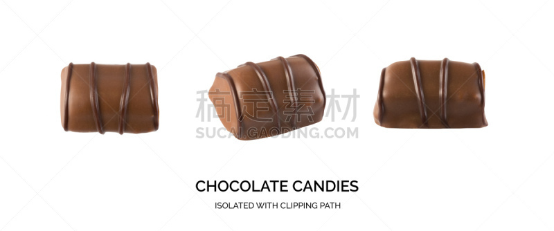 巧克力,糖果店,分离着色,剪贴路径,暗色,背景分离,牛奶,多样,食品,糖果