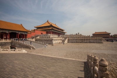建筑,故宫,北京,远古的,桨叉架船,中式庭院,日落时分,庭院,古代,亭台楼阁