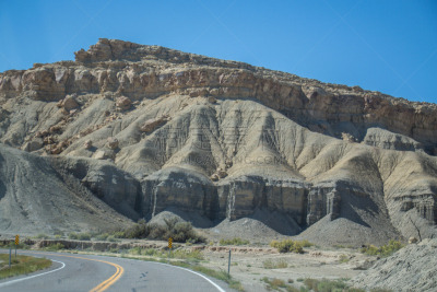 风景,犹他,地球,路,莫斯特,一只动物,万岩柱,沙岩,escalante,沙漠