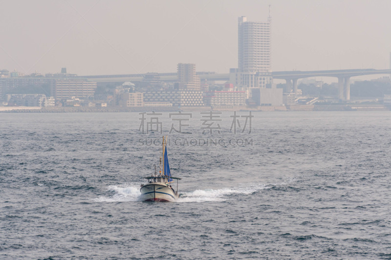 旅游目的地,提举,拖捞船,图像,水平画幅,无人,近畿区域,水,海洋