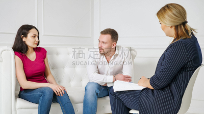 家庭,婚姻,概念,辅导讲座,集体治疗,专门技术,丈夫,妻子,危机,沙发