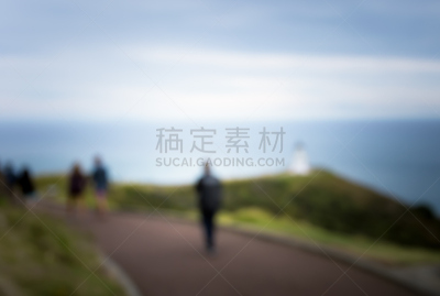 人,徒步旅行,cape reinga,前景聚焦,公园,褐色,水平画幅,人群,夏天,户外