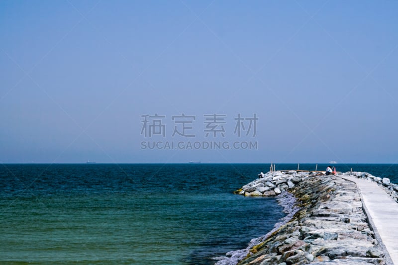 夏天,酒店,海滩,海湾国家,分界线,2016,复叶,小屋,彩色背景,波斯湾