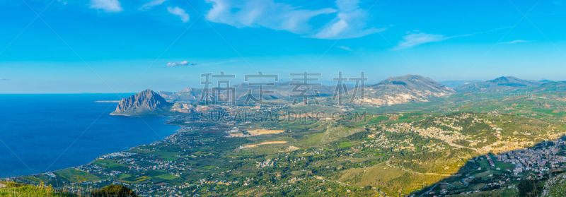 海岸线,意大利,航拍视角,蒙特,著名景点,地中海,岩石,水湾,夏天,户外