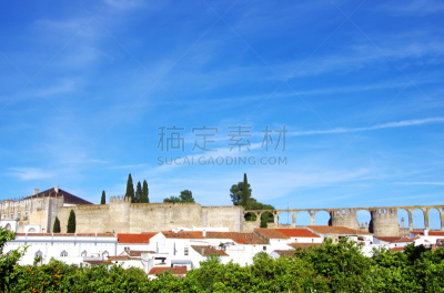葡萄牙,乡村,塞尔帕,地形,天空,阿连特茹,古董,摩尔人风格,水平画幅,墙