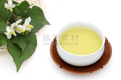 日本,茶树,茶叶,芳香的,水平画幅,东亚,夏天,饮料,特写