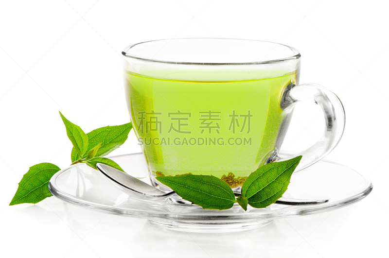 绿茶,健康食物,水平画幅,无人,茶杯,饮料,抗氧化物,盘子,热,茉莉