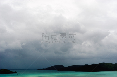 圣灵群岛,昆士兰州,水,直升机,灰色,水平画幅,色彩鲜艳,巨大的,人,海岬