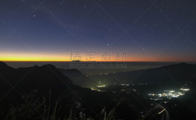 印度尼西亚,爪哇,婆罗摩火山,星星,捕获的,国内著名景点,暗色,自然界的状态,公园,背景
