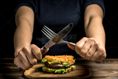 蔬菜,健康食物,炸肉排,饮食,草本,厚木板,米饭汉堡,格子烤肉,菜单