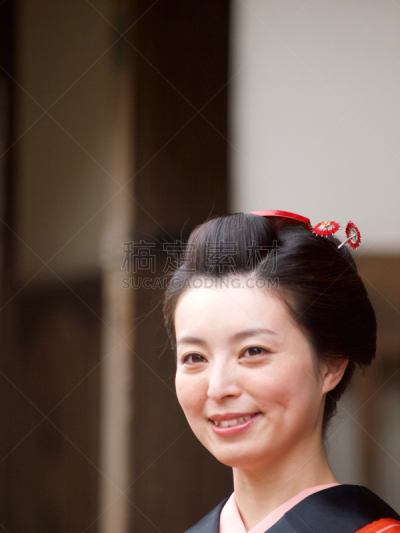 江户时代,日本人,和服,时尚,女人,垂直画幅,京都府,户外,仅成年人,京都市