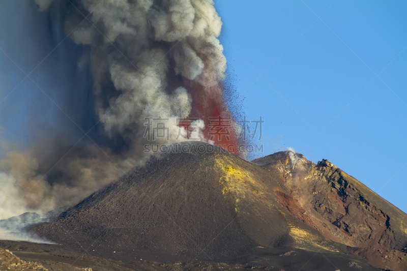 火山,自然,自然现象,渣块熔岩,水平画幅,岩石,熔岩,地质学,火山地形,科学