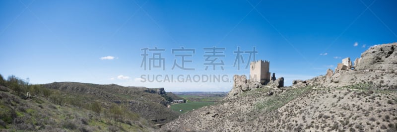 城堡,路易斯卡斯蒂略,阿兰胡埃思,中世纪和文艺复兴时期的音乐,托莱多,車,天空,灵性,古老的,古典式