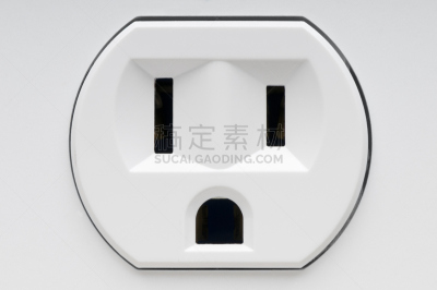插座,白色背景,背景分离,一个物体,特写,设计元素,电,似人脸,美国,水平画幅