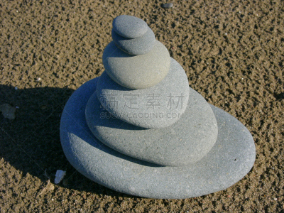 石头,海滩,斯特兰德,垂直画幅,水,天空,禅宗,水平画幅,沙子,无人