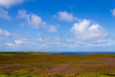 苏格兰,全景,水,天空,美,水平画幅,云,山,无人,海岸地形