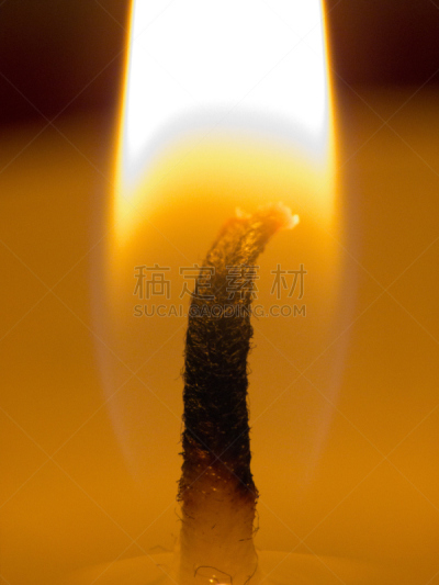 蜡烛,火焰,垂直画幅,橙色,特写,生闷气的,热,绳子,2015年,暗色