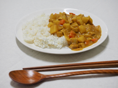 咖喱,东方食品,米,咖喱汤,蔬菜咖喱,饮食产业,日本食品,胡萝卜,水平画幅,无人