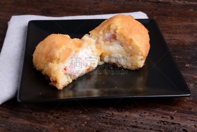 莫扎瑞拉奶酪,火腿,格子烤肉,水平画幅,开胃品,配方,传统,膳食,米饭炸肉饼,肉