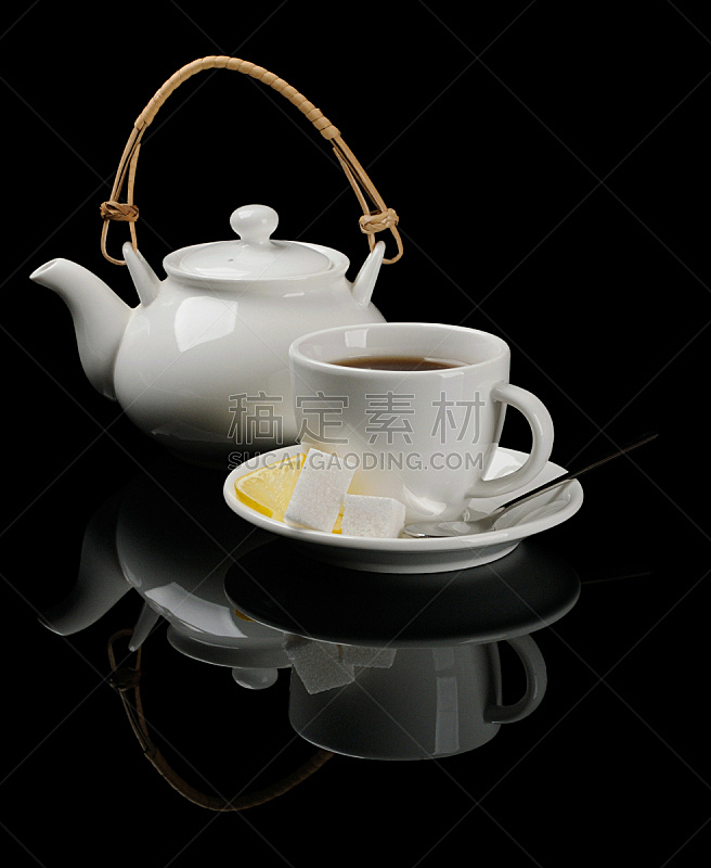 红茶,餐具,垂直画幅,无人,热饮,茶道,饮料,特写,反射