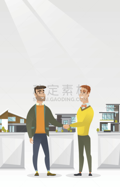 房地产经纪人,在之间,商业金融和工业,豪宅,顾客,办公室,房地产,公寓,商务人士,男商人