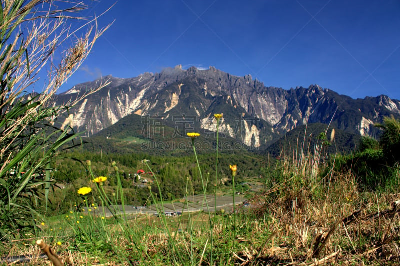 京那峇鲁山,京那巴鲁山国家公园,水平画幅,无人,婆罗洲岛,2015年,户外,马来西亚,摄影