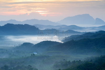 攀牙府,地形,山,泰国,无形的,看风景,天空,气候,高视角,石灰石