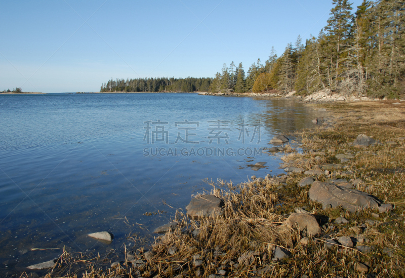 海洋,潮汐,海湾,锐角,黎明,自然,水,岩石海岸线,水平画幅,地形