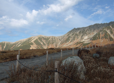 日本阿尔卑斯山脉,山景城,自然,天空,水平画幅,地形,无人,蓝色,日本,户外