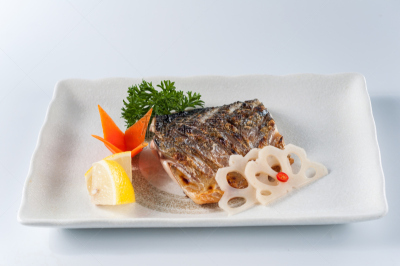 格子烤肉,鲭鱼,餐具,胡萝卜,水平画幅,配方,果汁,图像,明亮,柠檬