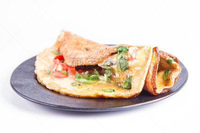 蛋卷,盘子,蛋清,奶泡,波兰,背景分离,食品,餐具,鸡蛋,有机食品