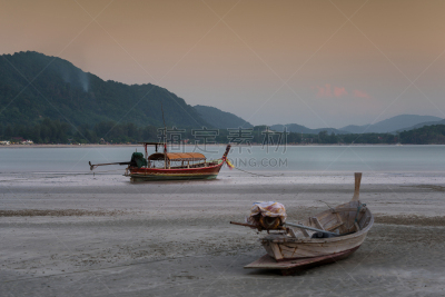蓝塔岛,海滩,水,天空,美,水平画幅,云,沙子,安达曼海,夏天