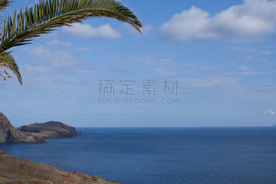 圣洛伦索堡,马德拉群岛,特拉华,水,天空,水平画幅,无人,大西洋,大西洋群岛,户外