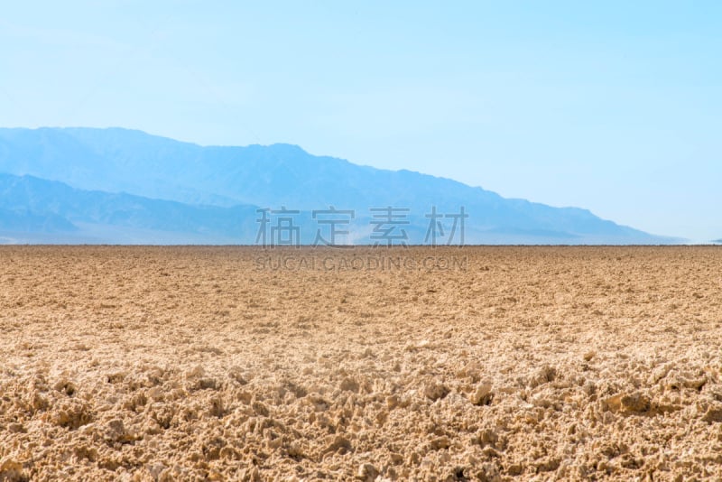 火炉溪,湖床,恶水盆地,死亡谷沙漠,盐滩,美国西部,沙子,泥土,夏天,美洲