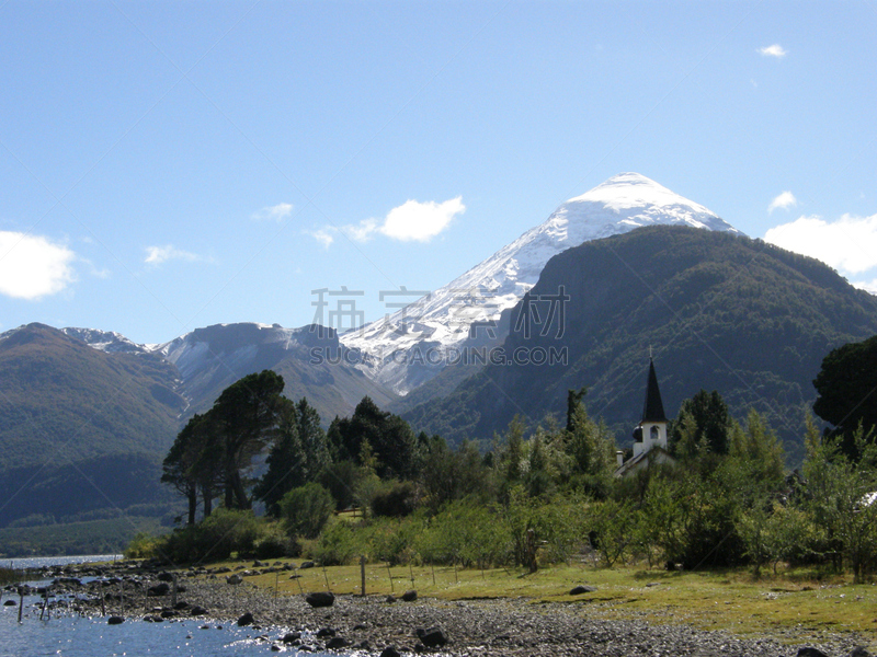 火山,内乌肯,巴塔哥尼亚,公园,阿根廷,安地斯山脉,水平画幅,雪,无人