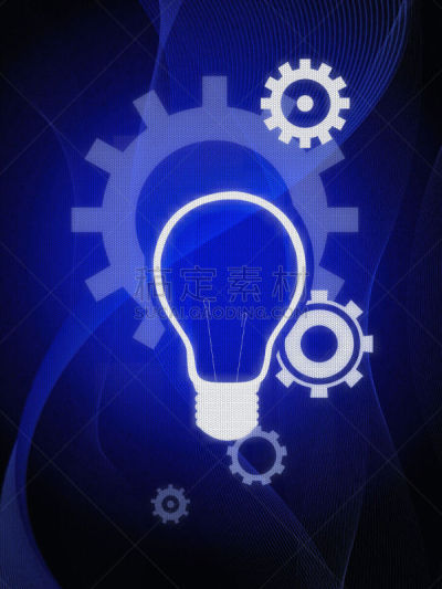 想法,纳米技术,垂直画幅,留白,未来,灵感,形状,绘画插图,符号,电灯泡