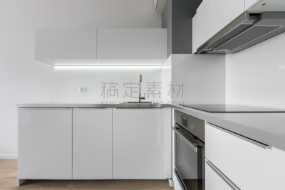 家具,白色,厨房,微晶玻璃,玻璃陶瓷面电炉,火炉,烤炉,水槽,水龙头,灶台
