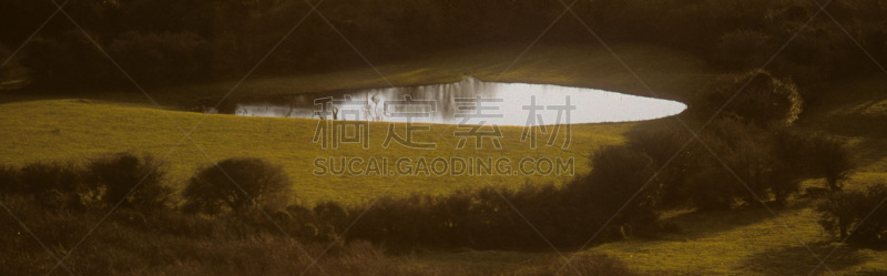 旷野,圣奥斯泰尔,博德明.,静水,停泊的,摩尔人风格,康沃尔,水平画幅,无人,全景