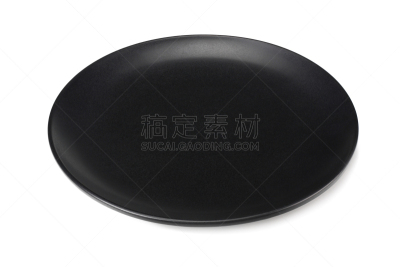 空的,圆形,白色背景,盘子,黑色,分离着色,暗色,一个物体,背景分离,食品