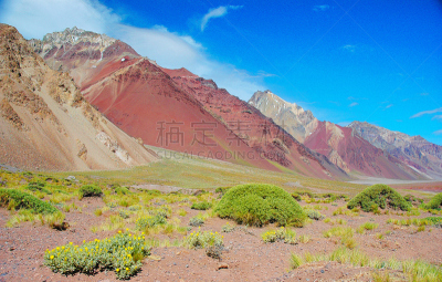 地形,山,阿空加瓜山,阿空加瓜省立公园,门多萨省,自然,天空,阿根廷,水平画幅,冰河