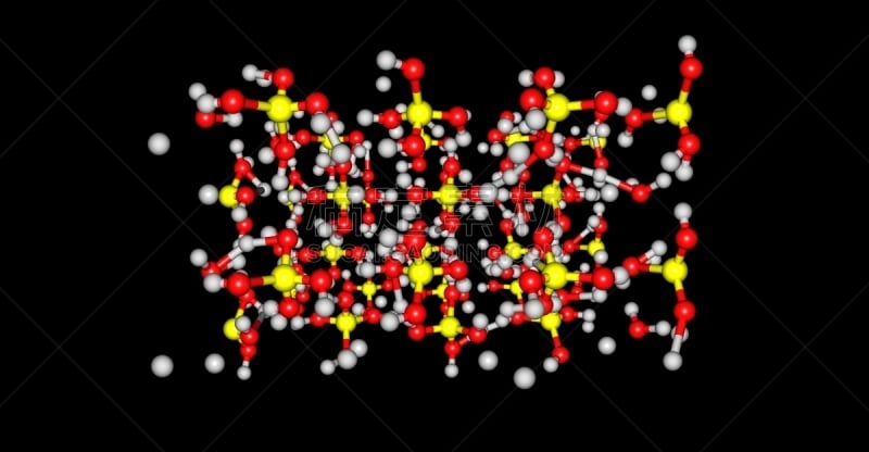 重晶石,分子结构,分离着色,黑色背景,钡,结晶花岗岩,钴硫酸盐,标本架,矿物质,重的