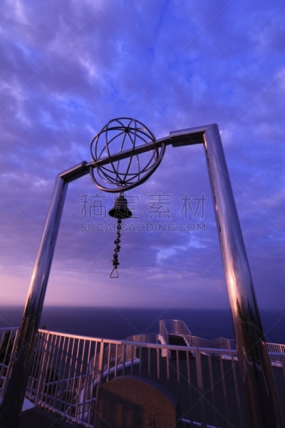 室兰,斗篷,北海道,海岬,垂直画幅,无人,蓝色,日本,色彩渐变,太阳