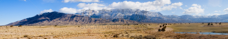 全景,冬天,三笛亚山脉,自然,新墨西哥,圣迪阿峰,阿尔伯克基,风景,图像,雪