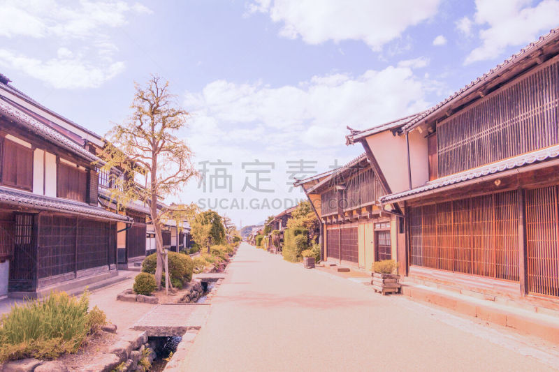 古典式,路,建筑体,毛绒玩具,一打玫瑰,城镇,系船柱,美,水平画幅,樱花